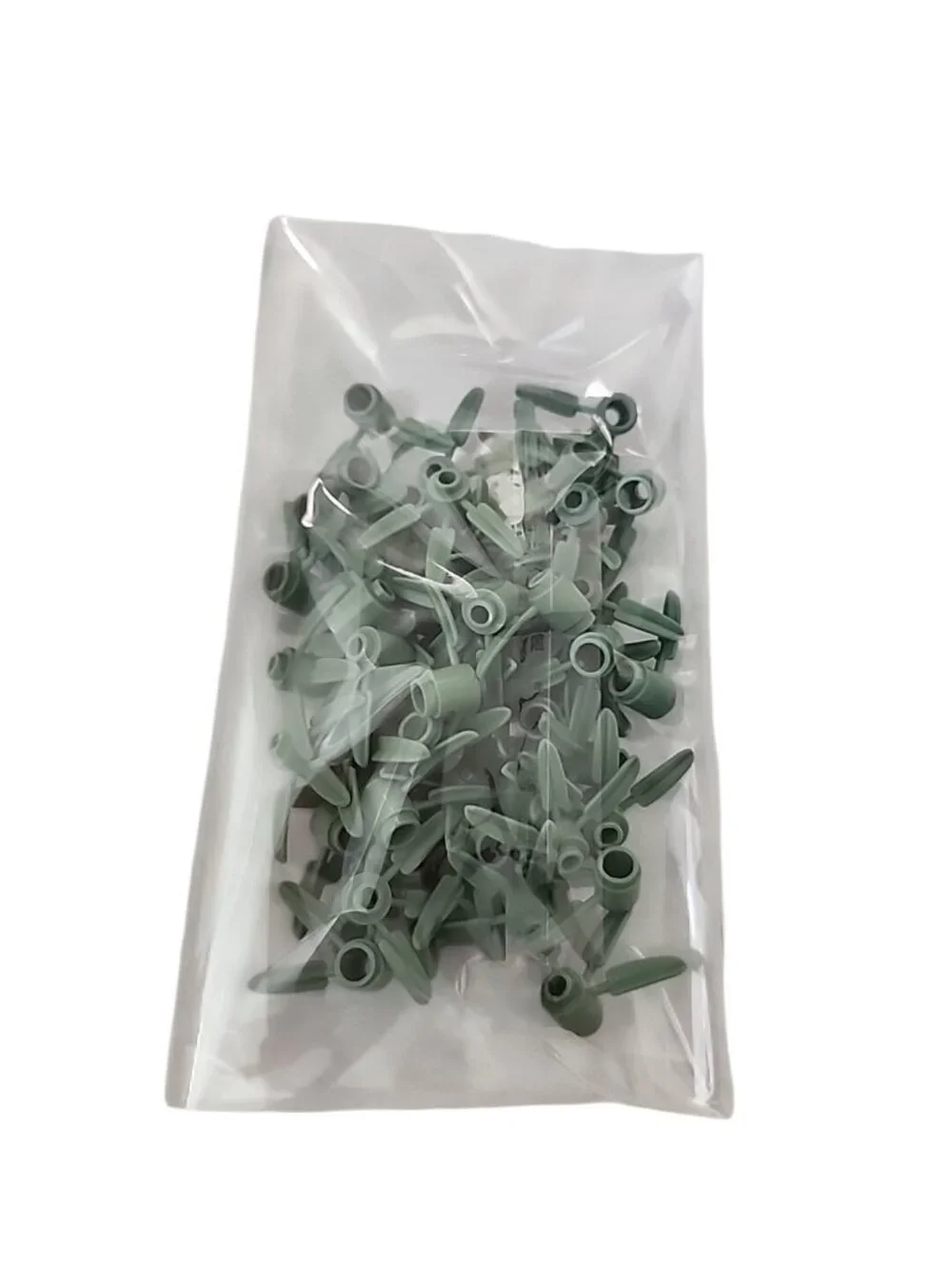 Lego Bamboo Sand Green Plant Bricks Round 1 x 1, Set Of 50